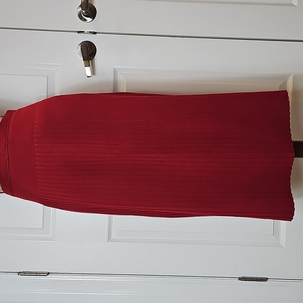 French Vintage Wool Pleated Skirt